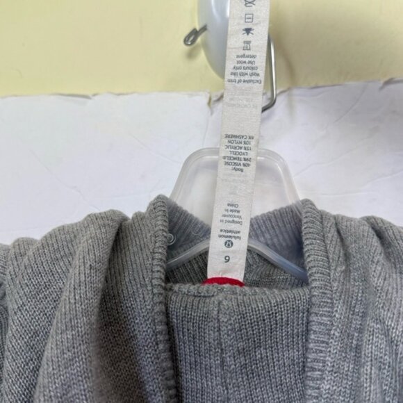 Lululemon Sweet Savasana Hoodie Sweater Cashmere Knit Pullover Pocket Minimal 6 - Picture 11 of 15